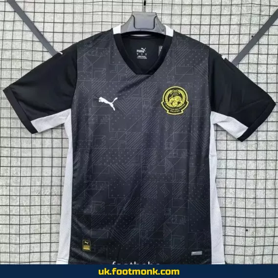 Malaysia 2025 away black jersey.