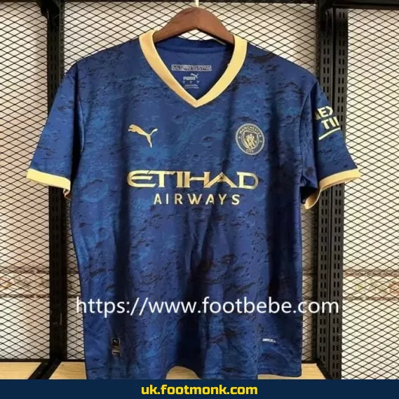 Manchester City 2023 Chinese Lunar New Year blue jersey.