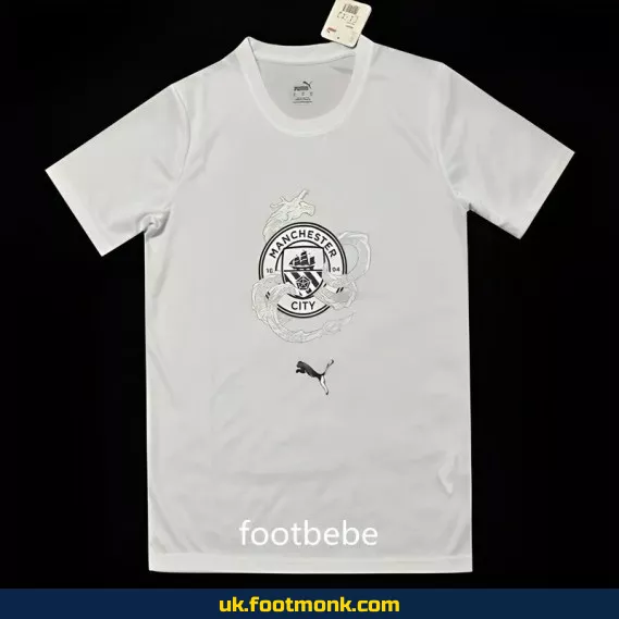 Manchester City 2024 Jersey The Year of the White Dragon T-shirt.