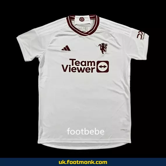 Manchester United 2023 2024 Third White Jersey.