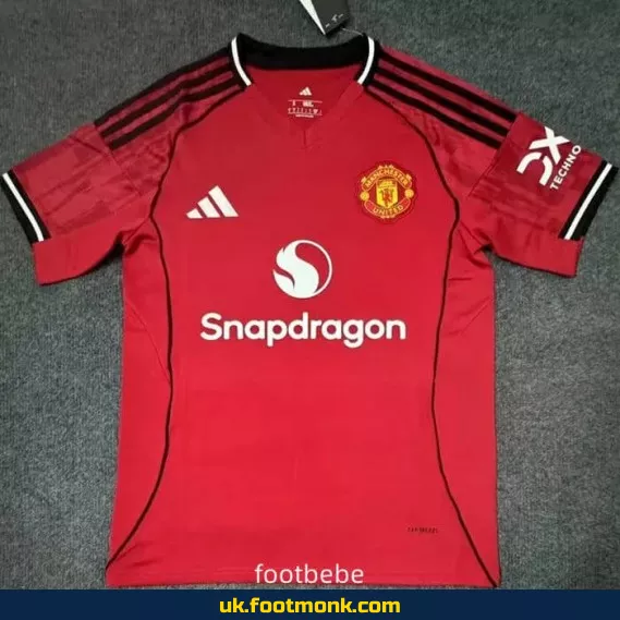Manchester United 2025-2026 home jersey.