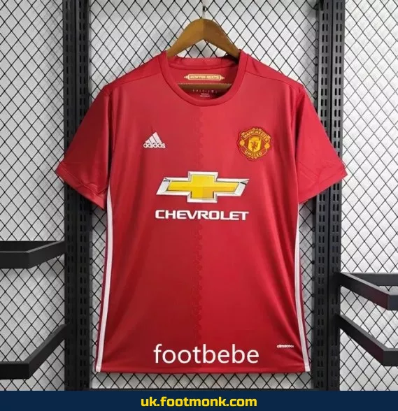 Manchester United Vintage Home Jersey 2016 2017.
