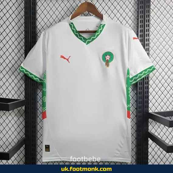 Morocco jersey 2024 2025 white.