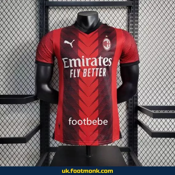AC Milan 2023 2024 home match jersey.
