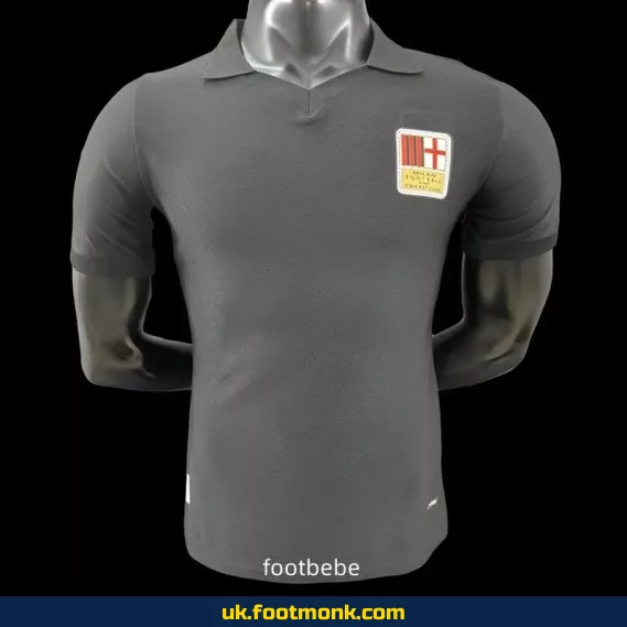 AC Milan 2024 125th Anniversary Retro Black Match Jersey.