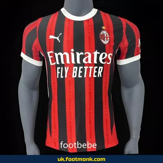 AC Milan 2024-2025 home match jersey.