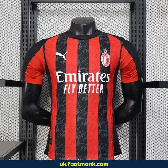 AC Milan 2025-2026 home match jersey.