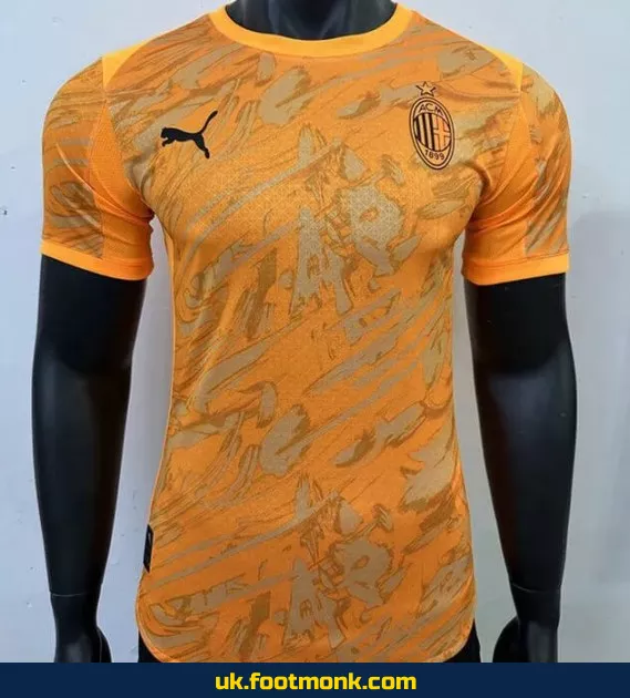 AC Milan 2025 2026 orange match jersey.