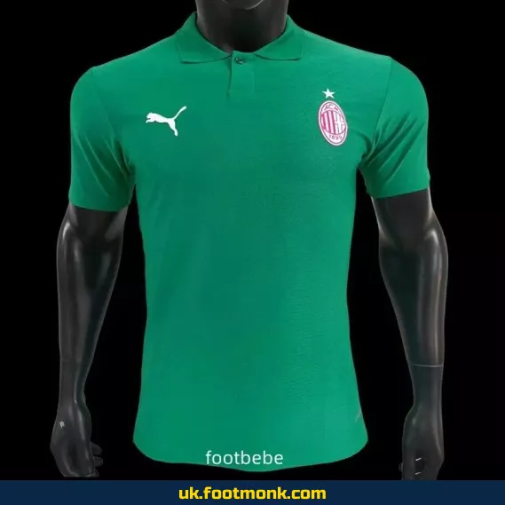 AC Milan 2025 Match Jersey Green Polo.