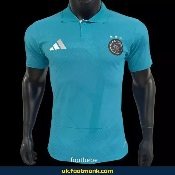 Ajax 2025 Match Jersey Blue Polo.