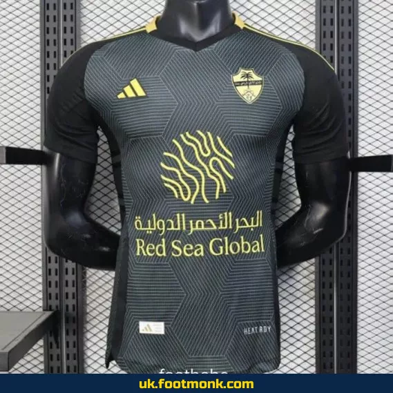 Al-Ahli Saudi 2024-2025 Match Jersey Third Black.