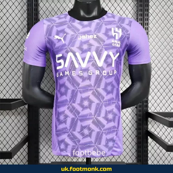 Al-Hilal Saudi 2024-2025 Third Match Jersey Violet.