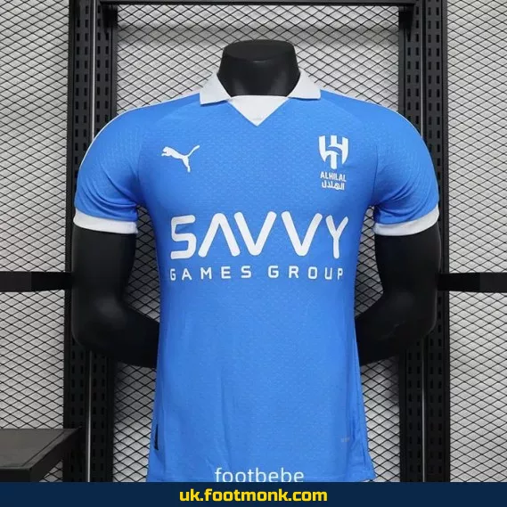 Al-Hilal Saudi 2024 2025 blue match jersey.