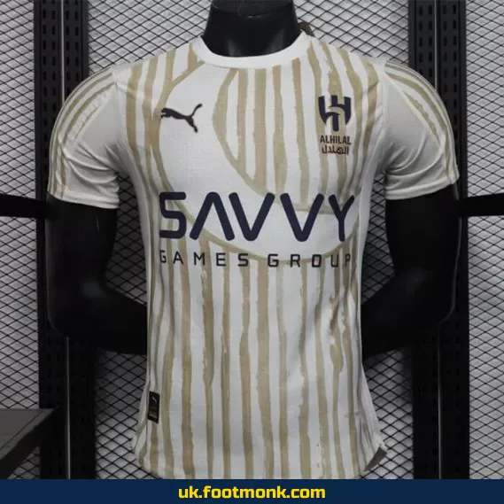 Al-Hilal Saudi Match Jersey 2025 2026 off-white.