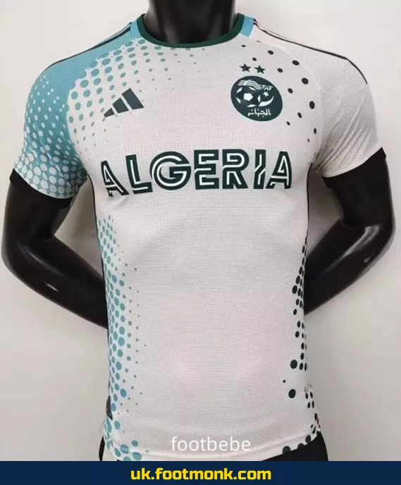 Algeria Match Jersey 2024 2025 white.