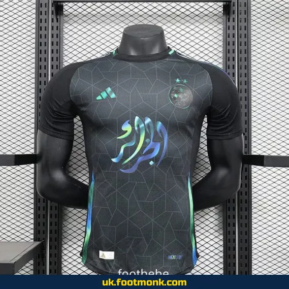 Algeria Match Jersey 2024 2025 special black edition.