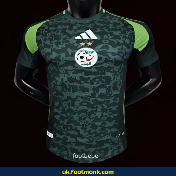 Algeria Match Jersey 2024 2025 green special edition.