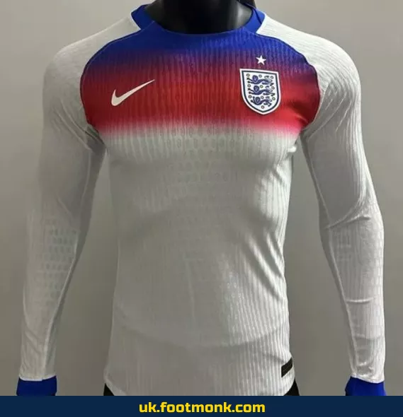 England 2025 Match Jersey White Long Sleeves.