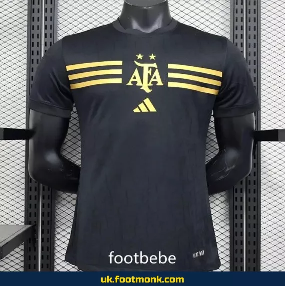 Argentina Match Jersey 2023 2024 black special edition.