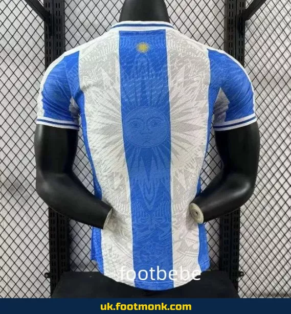Argentina 2024 home jersey white blue Concept.