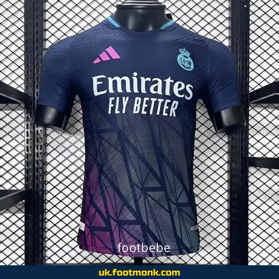 Arsenal 2024 2025 home jersey navy blue special edition.