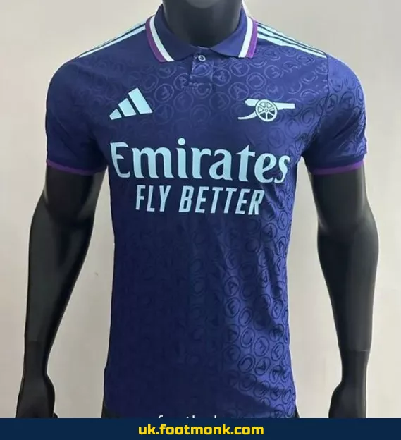 Arsenal 2025 match jersey blue polo.