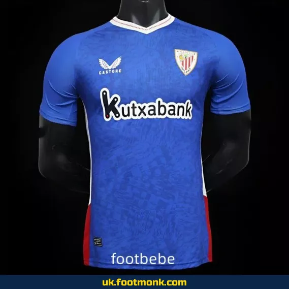 Away blue Athletic Bilbao 2024 2025 match jersey.