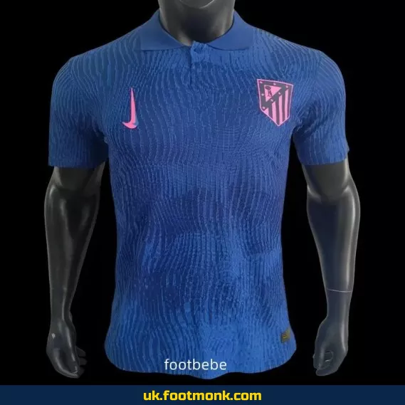 Atlético Madrid 2025 Match Jersey Blue Polo