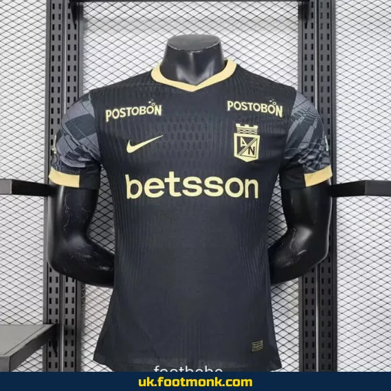 Atlético Nacional 2025 2026 away black jersey.