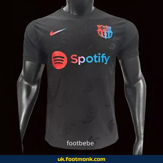 Match jersey Barcelona 2024 2025 black special edition.