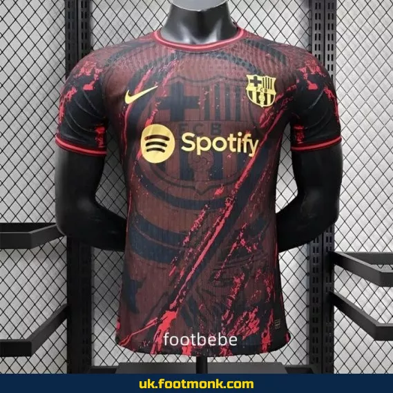 Barcelona 2024 2025 special edition red match jersey.