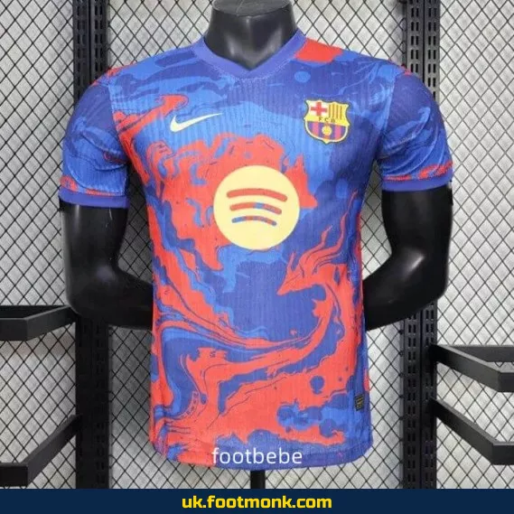 Match jersey Barcelona 2025 2026 flame.