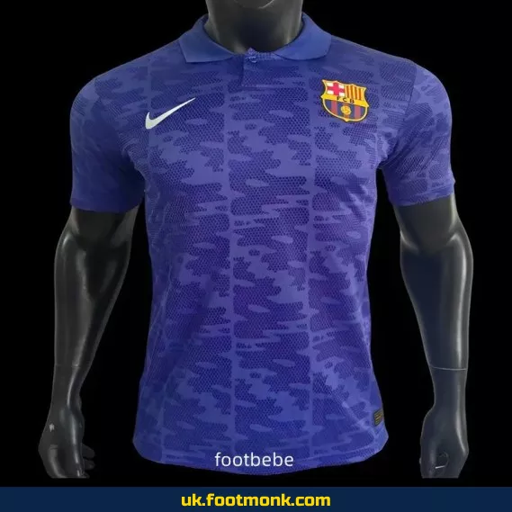 Match Jersey Barcelona 2025 Purple Polo.