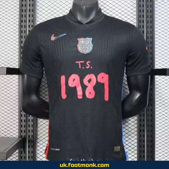 Match jersey Barcelona 2025 T.S. 1989 black.