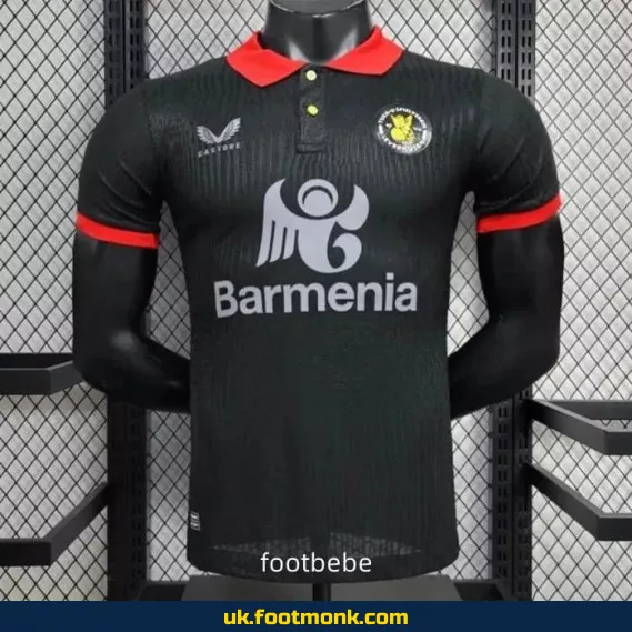 Bayer 04 Leverkusen 120th Anniversary 2024 Match Jersey black.