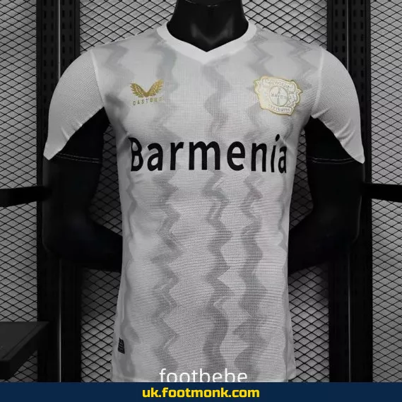 Match Jersey Bayer 04 Leverkusen 2024 2025 White.
