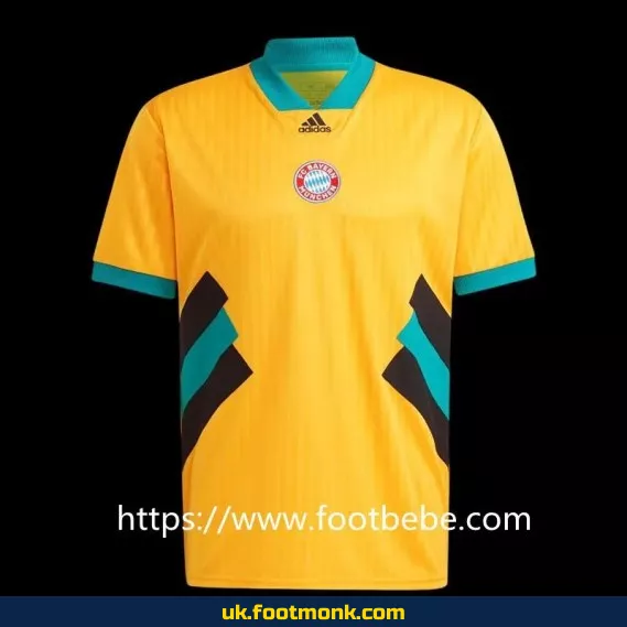 Match jersey Bayern Munich 2023 Icons Remake yellow.