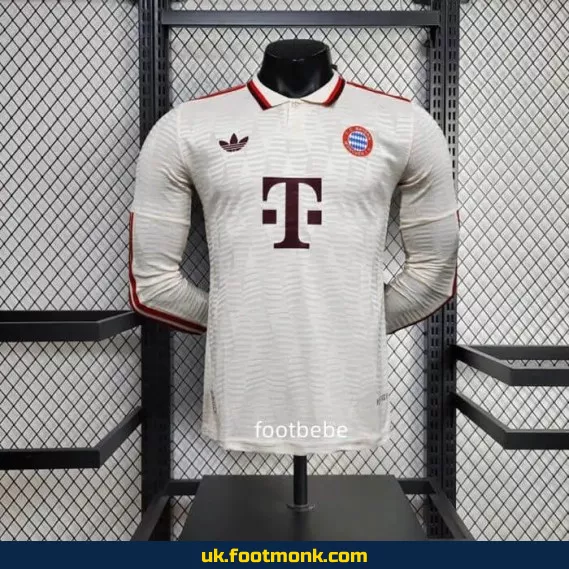 Bayern Munich 2024-2025 Match Jersey Third long sleeves.