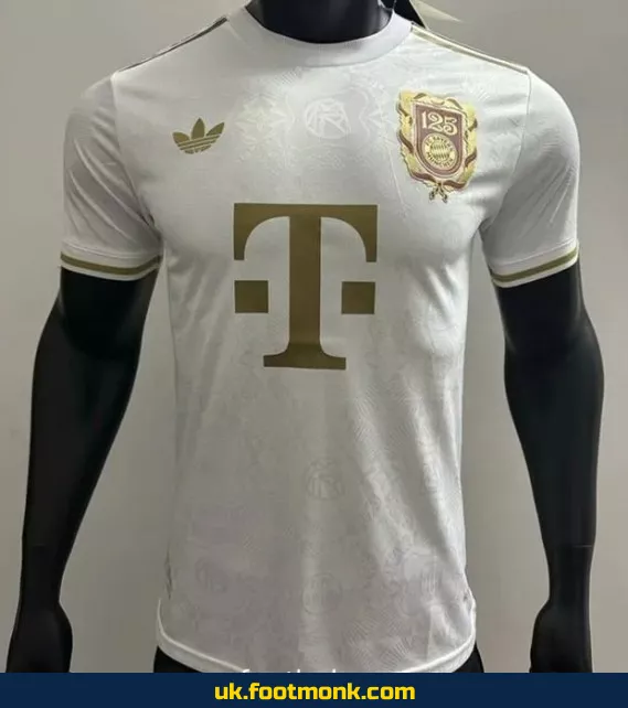 Match Jersey Bayern Munich 2025 125 years White.