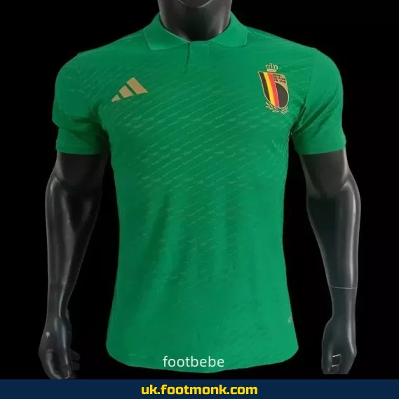 Match Jersey Belgium 2025 Green Polo.