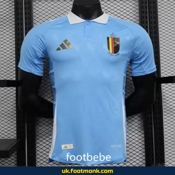 Belgium Euro 2024 away blue jersey.