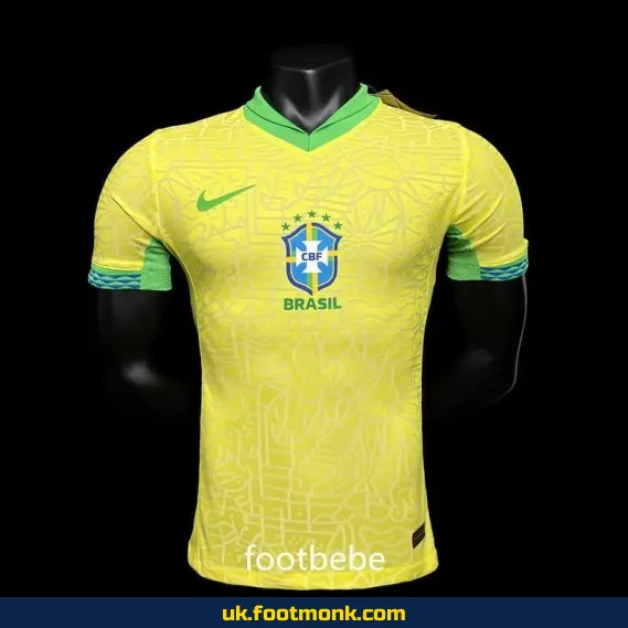 Brazil 2023 2024 yellow training match jersey.