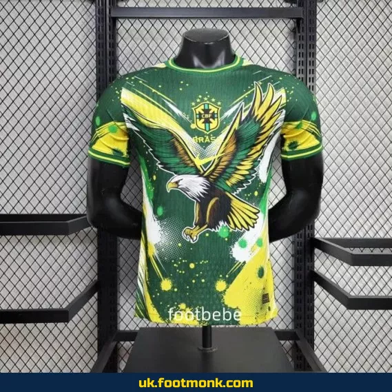 Brazil Match Jersey 2024 2025 special edition green.