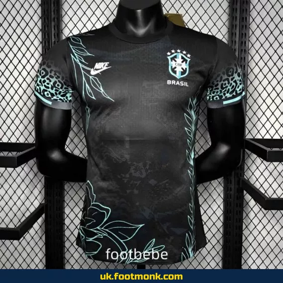 Brazil Pelé 2024 2025 special edition black match jersey.