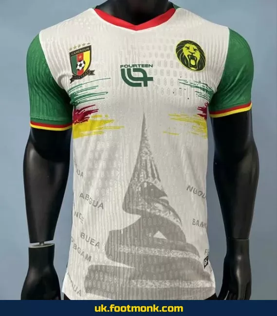 Match jersey Cameroon 2025 2026 White.