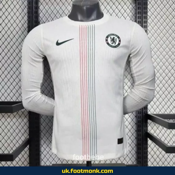 Chelsea Match Jersey 2025 2026 White Long Sleeves.