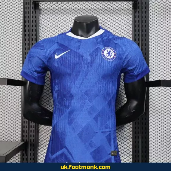 Chelsea 2025 2026 Match Jersey Blue Concept.