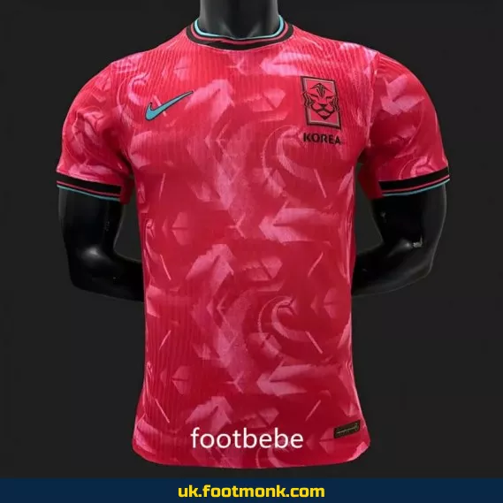 Home red South Korea 2024 match jersey.