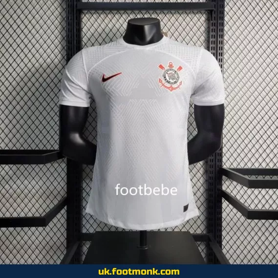 Home White Corinthians Match Jersey 2023 2024.