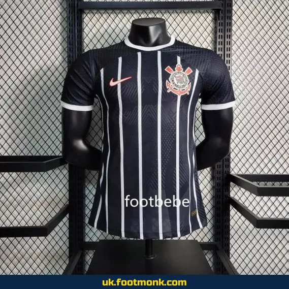 Away black Corinthians match jersey 2023 2024.